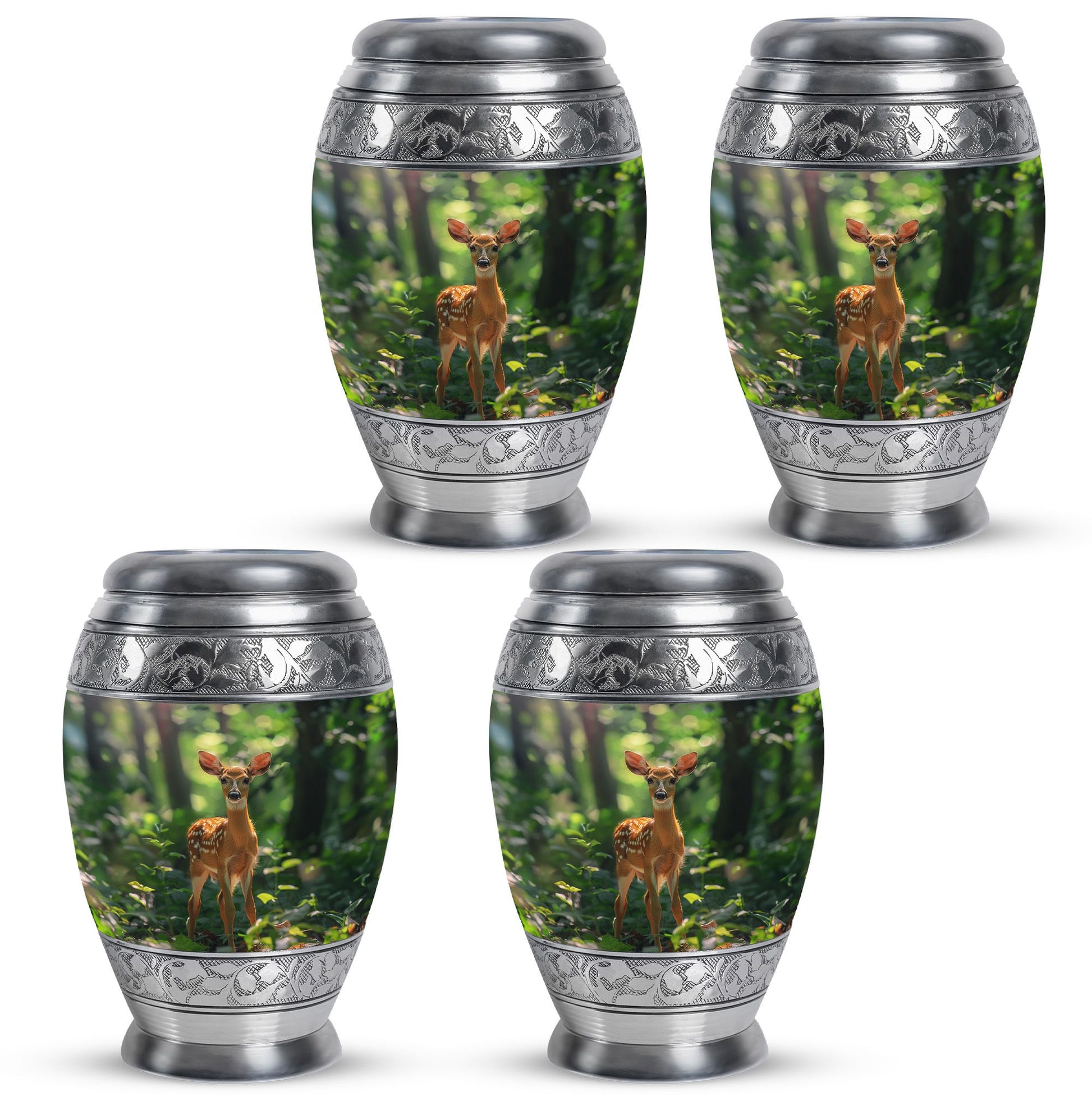 Deer Theme 3 Inch Keepsake Pack of 4