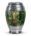 Deer Theme Large Urn 10 Inch