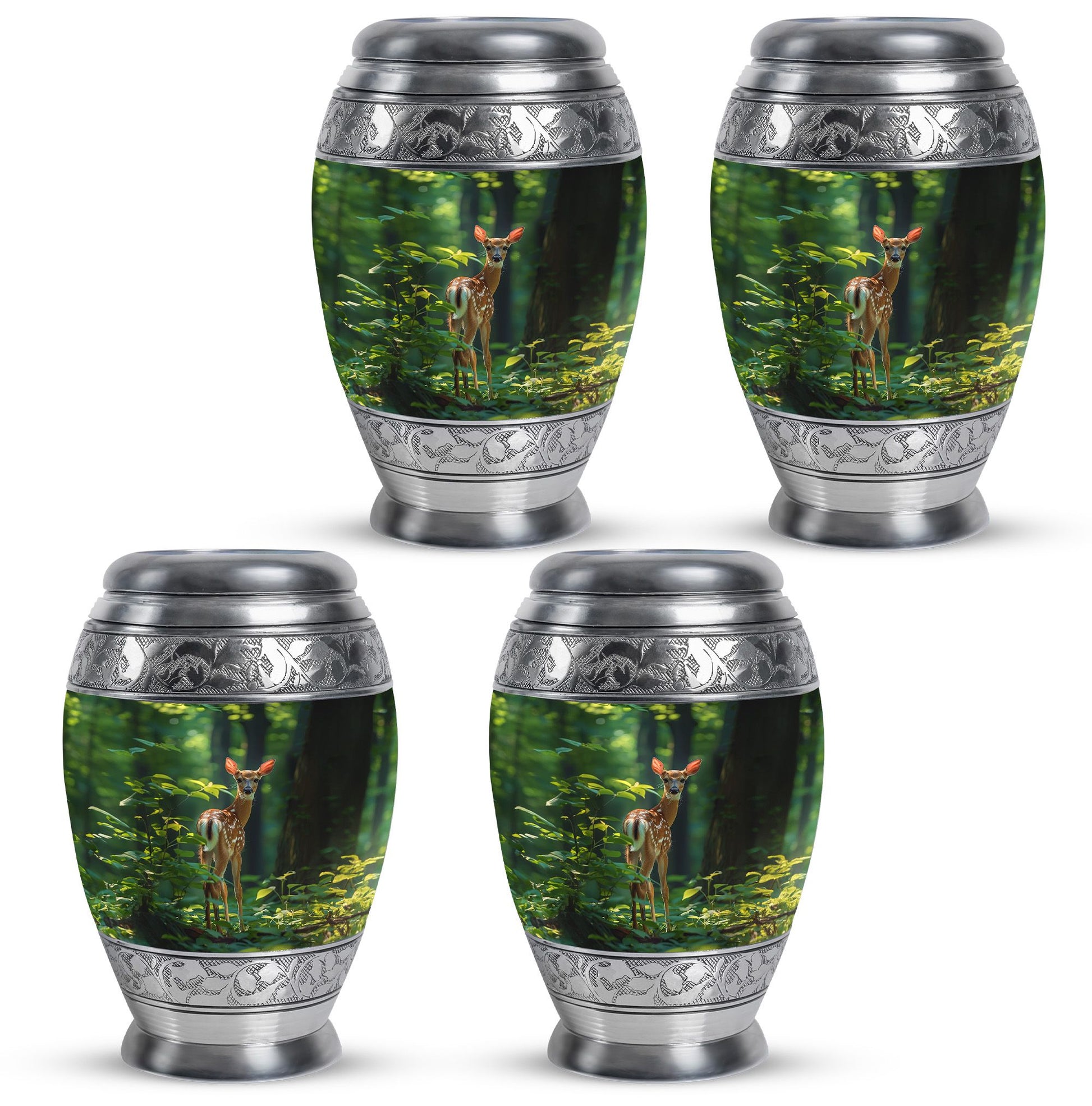 Deer Theme 3 Inch Keepsake Pack of 4