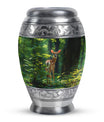 Deer Theme Large Urn 10 Inch