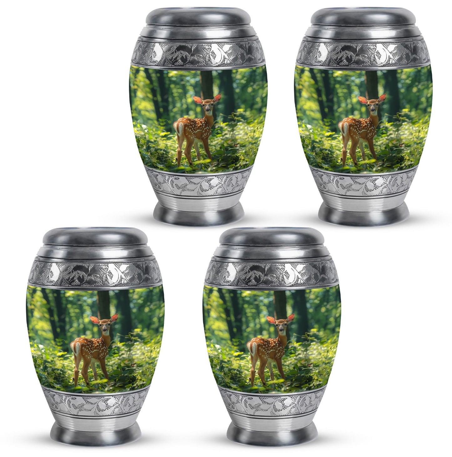 Deer Theme 3 Inch Keepsake Pack of 4