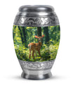 Deer Theme Large Urn 10 Inch
