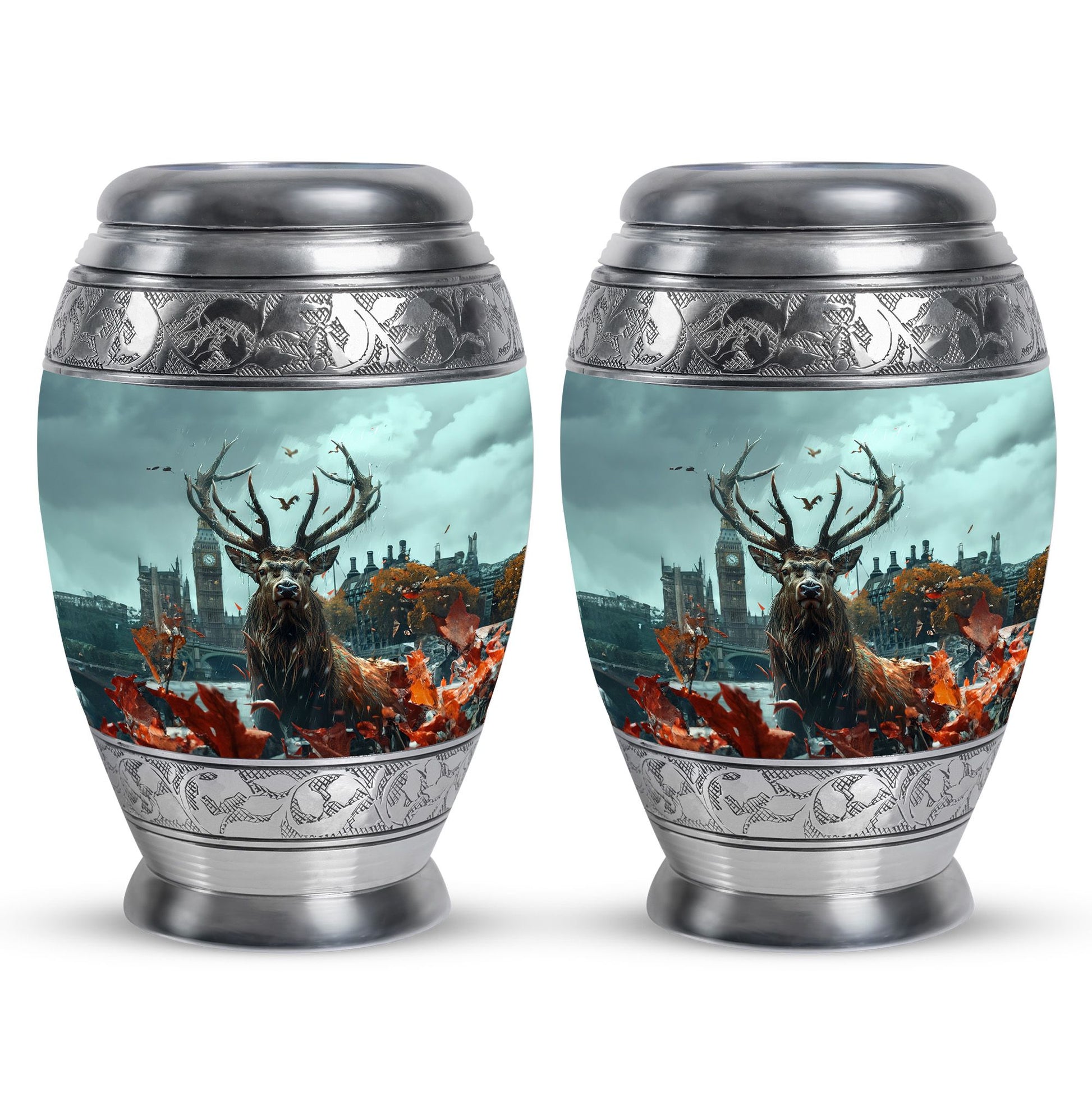 Deer Theme 3 Inch Keepsake Pack of 2