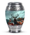 Deer Theme Large Urn 10 Inch