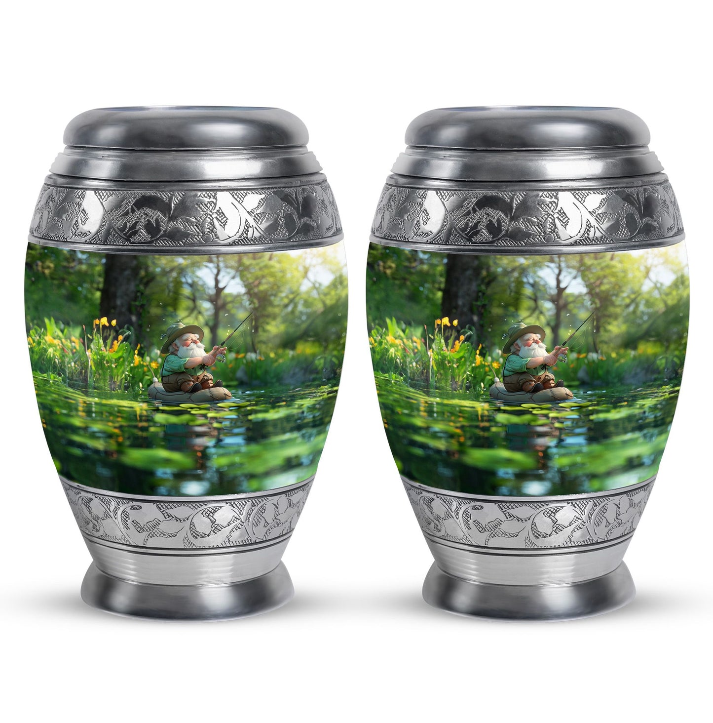 Fishing Theme 3 Inch Keepsake Pack of 2