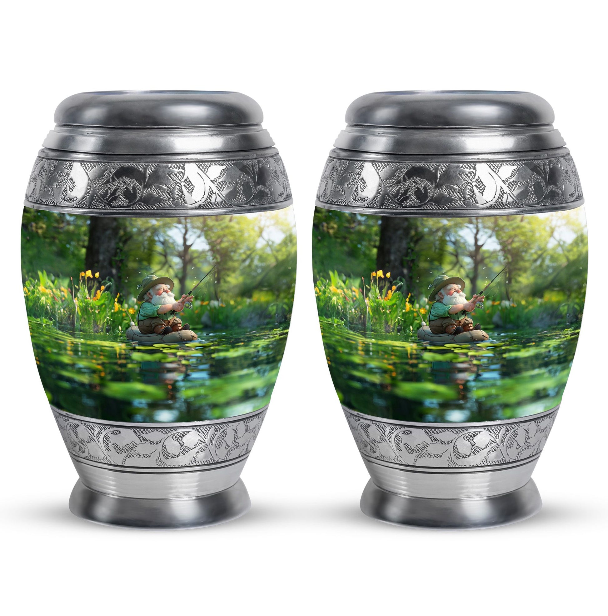 Fishing Theme 3 Inch Keepsake Pack of 2