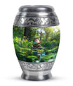 Fishing Theme Large Urn 10 Inch