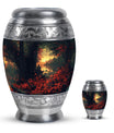 Fishing Theme Large Urn With 1 Keepsake Urn