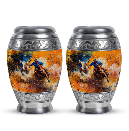 Cowboy Theme 3 Inch Keepsake Pack of 2