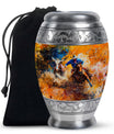 Cowboy Theme Large Urn 10 Inch