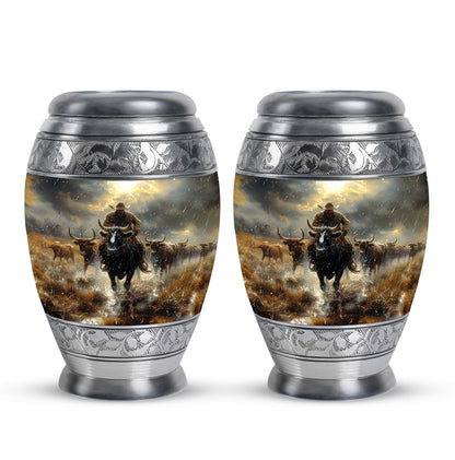 Cowboy Theme 3 Inch Keepsake Pack of 2