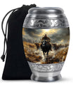 Cowboy Theme Large Urn 10 Inch