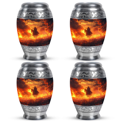 Cowboy Theme 3 Inch Keepsake Pack of 4