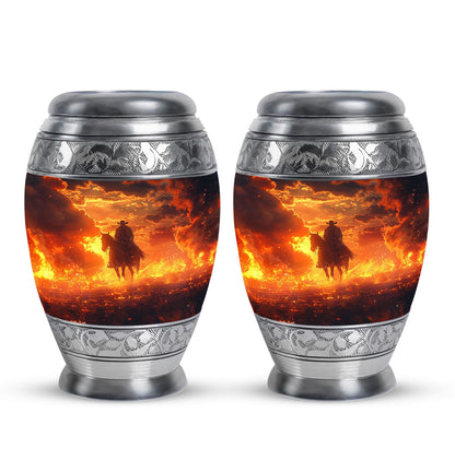 Cowboy Theme 3 Inch Keepsake Pack of 2