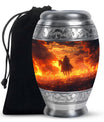 Cowboy Theme Large Urn 10 Inch