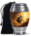 Cowboy Theme Large Urn 10 Inch