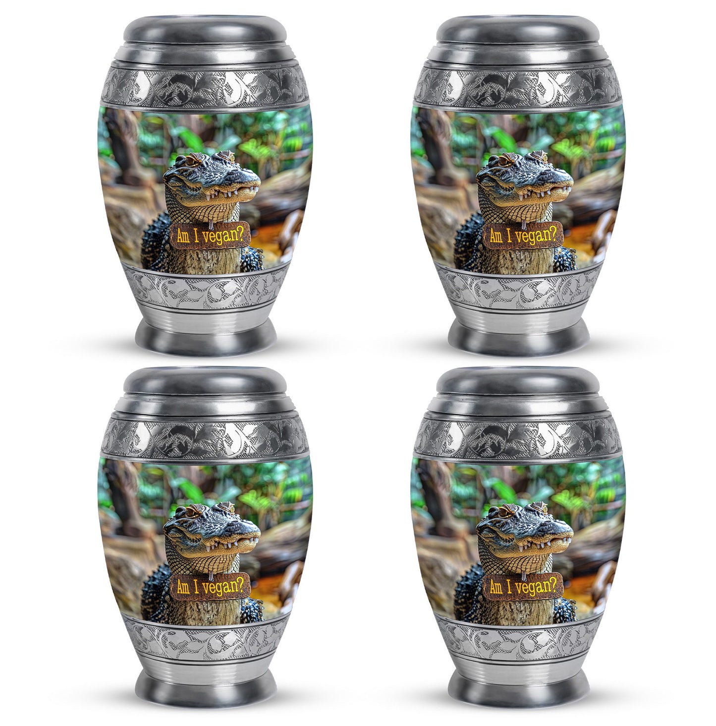 Alligator Theme 3 Inch Keepsake Pack of 4