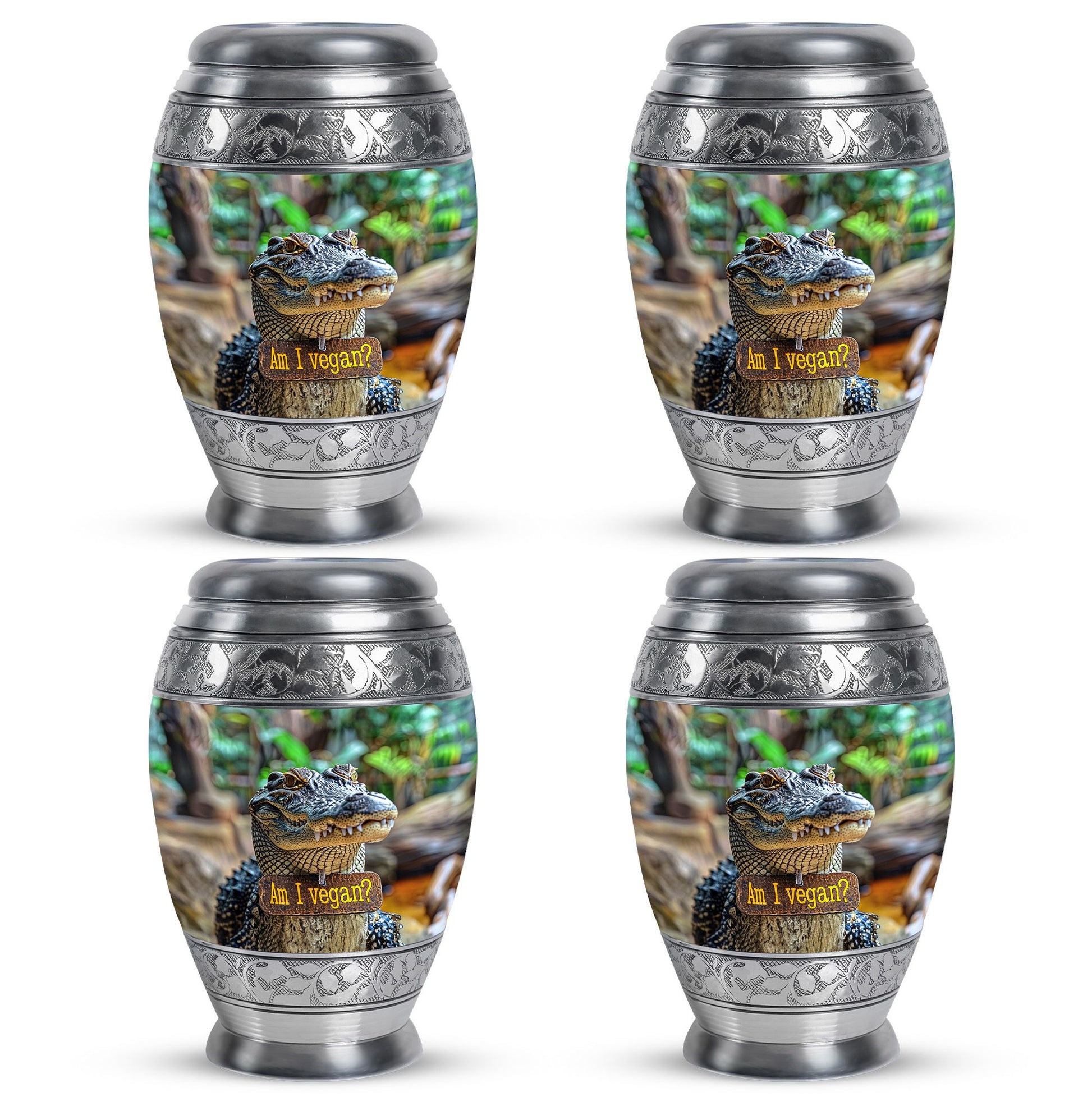 Alligator Theme 3 Inch Keepsake Pack of 4