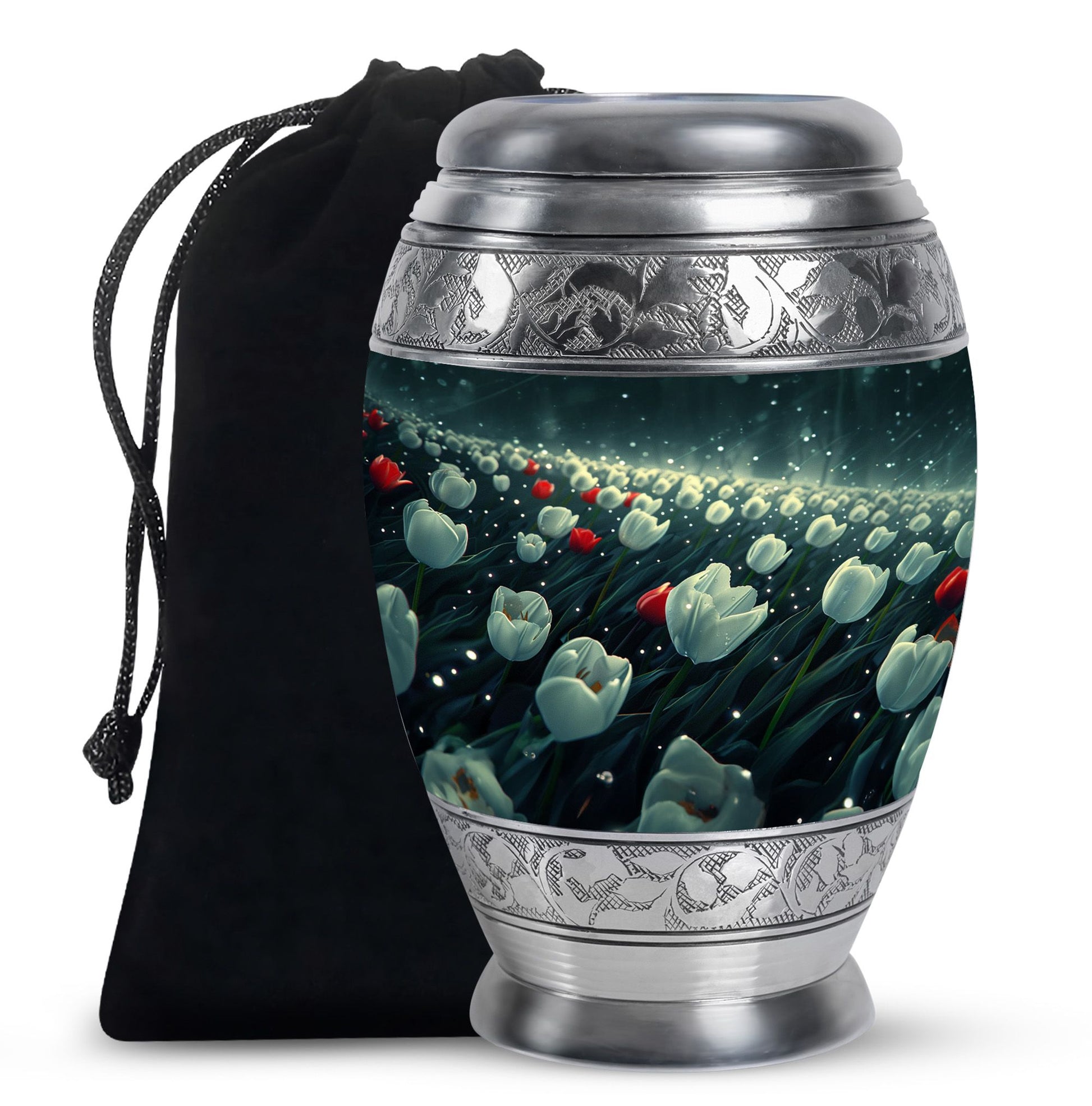 Tulip Theme Large Urn 10 Inch