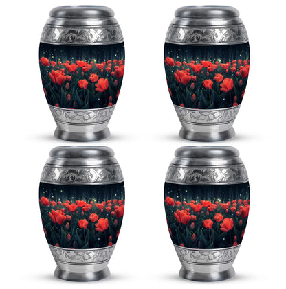 Tulip Theme 3 Inch Keepsake Pack of 4