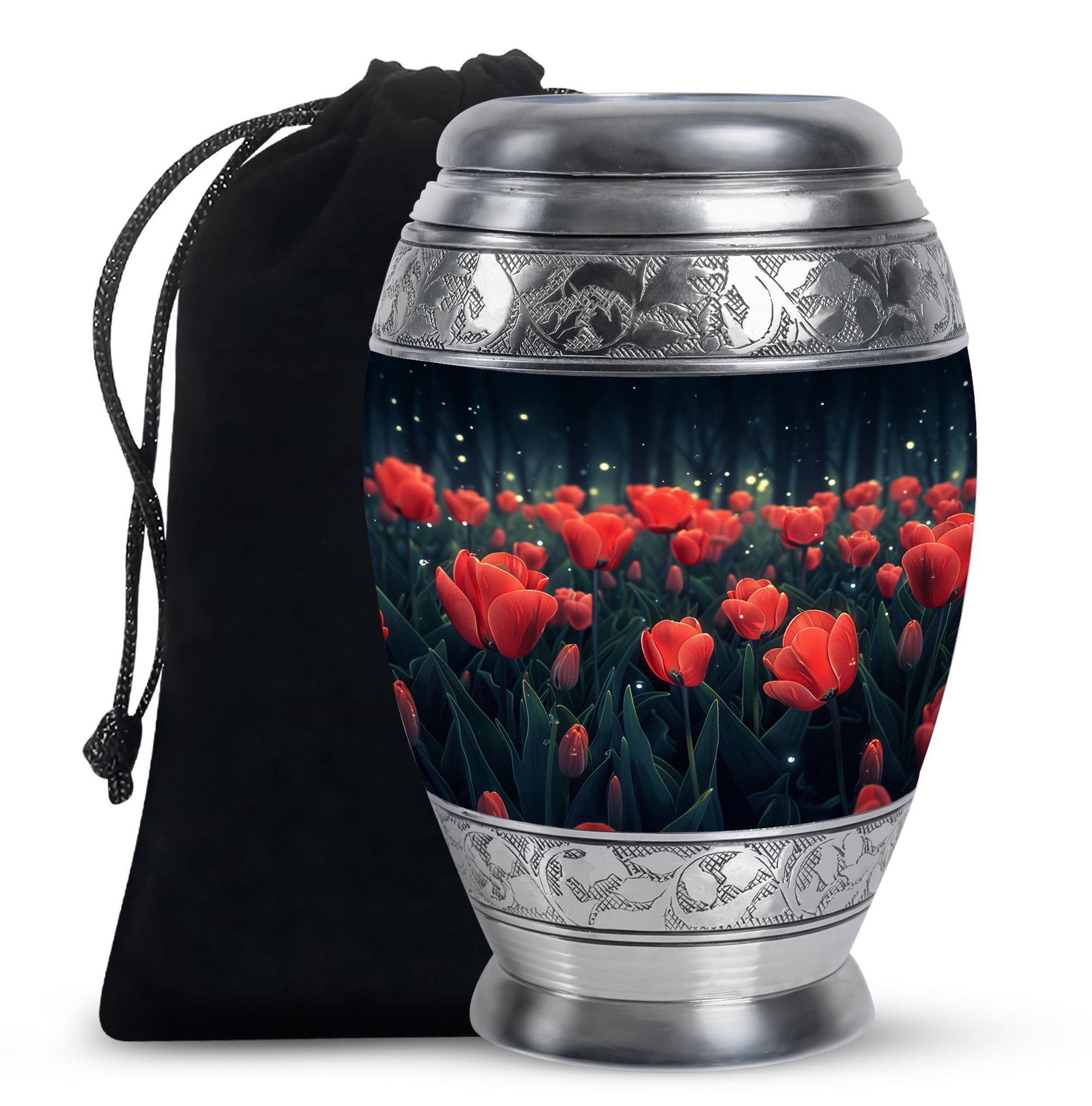 Tulip Theme Large Urn 10 Inch