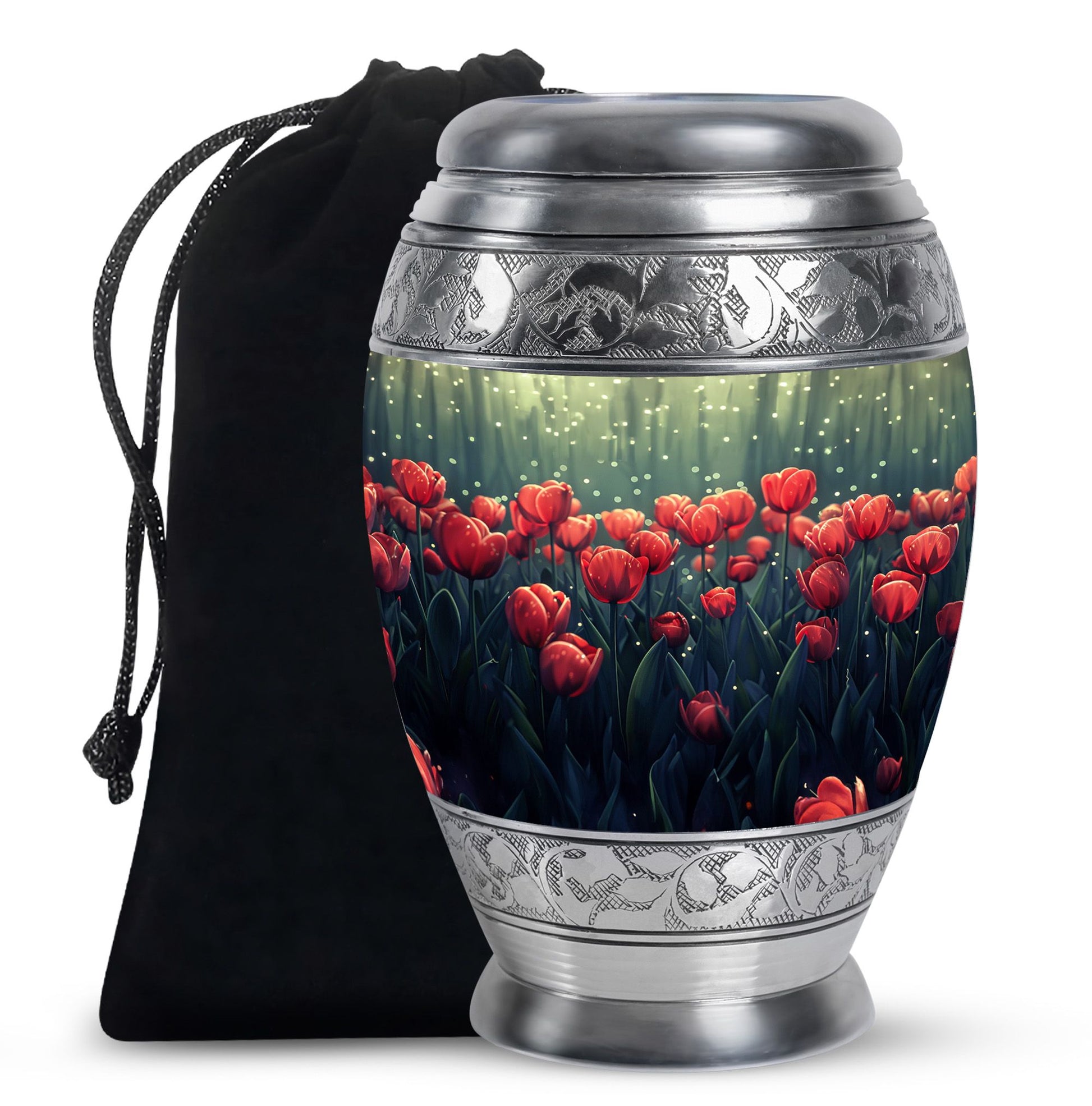 Tulip Theme Large Urn 10 Inch