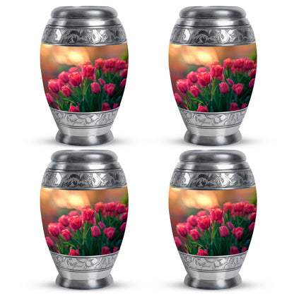 Tulip Theme 3 Inch Keepsake Pack of 4