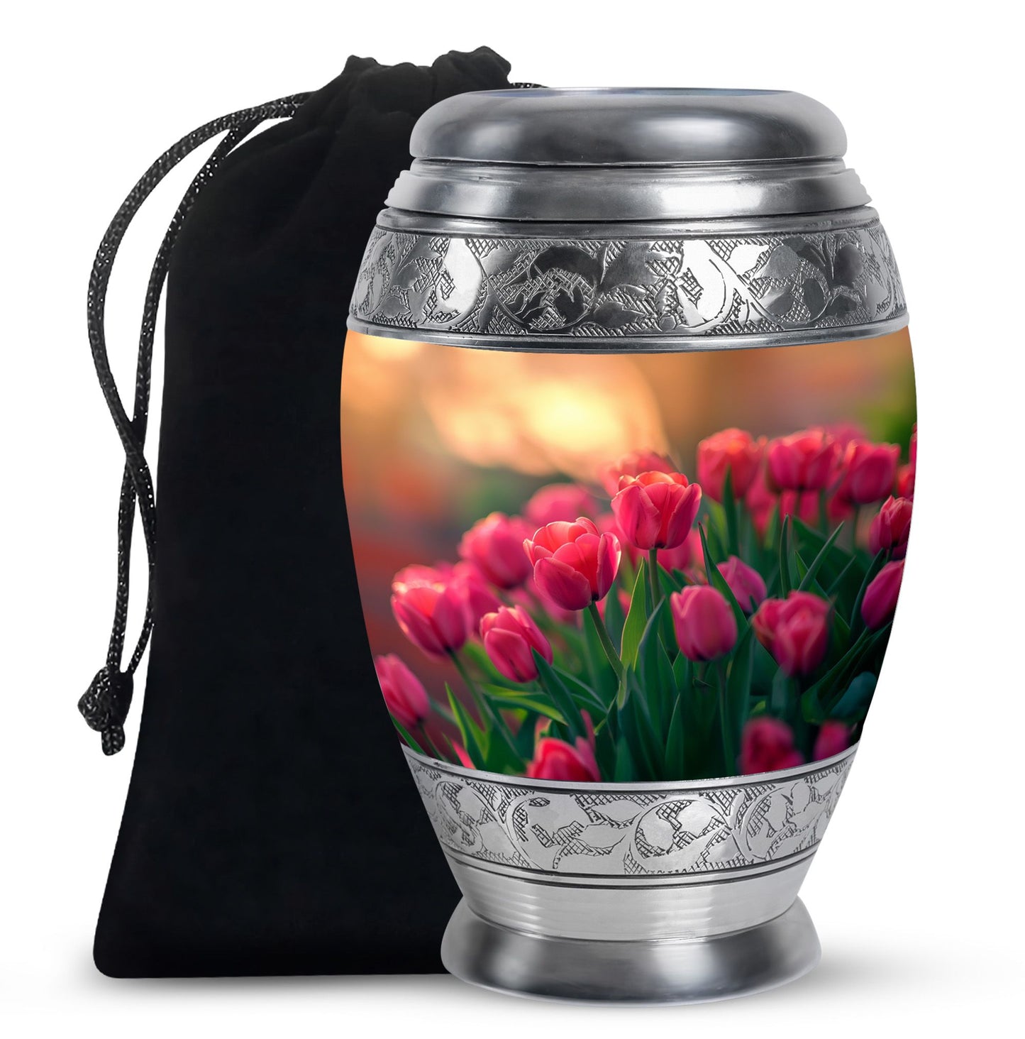 Tulip Theme Large Urn 10 Inch