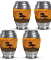 Horse Theme 3 Inch Keepsake Pack of 4
