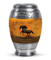 Horse Theme Large Urn 10 Inch