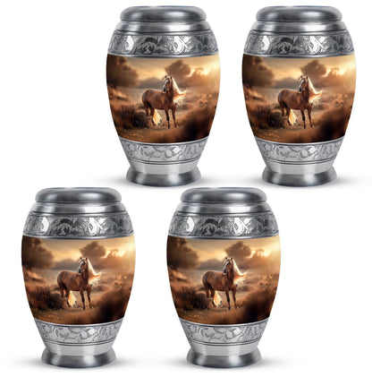 Horse Theme 3 Inch Keepsake Pack of 4