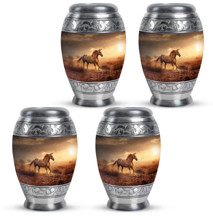 Horse Theme 3 Inch Keepsake Pack of 4