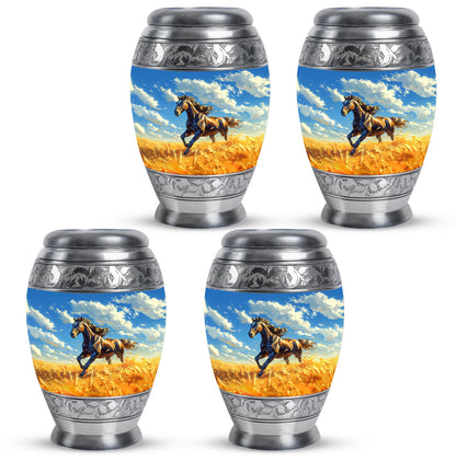 Horse Theme 3 Inch Keepsake Pack of 4