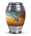 Horse Theme Large Urn 10 Inch