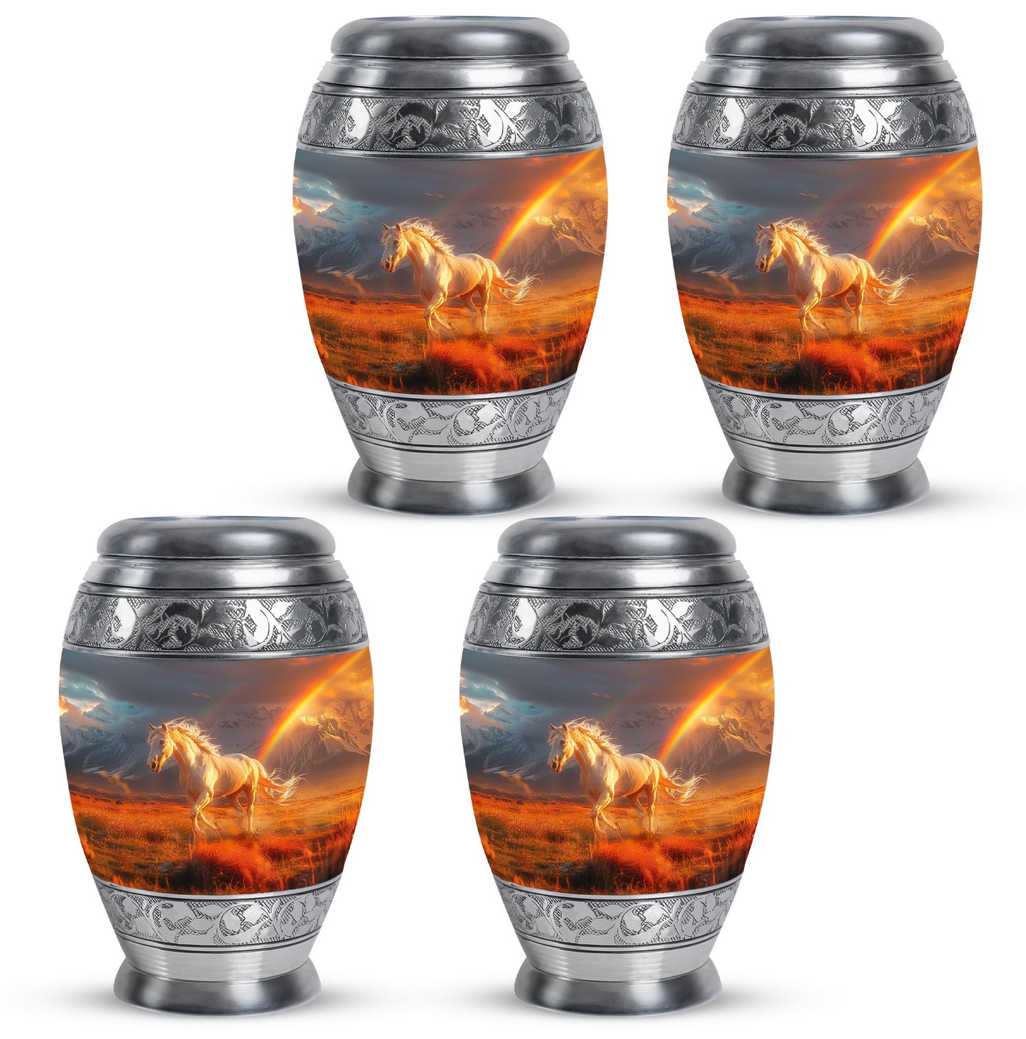 Horse Theme 3 Inch Keepsake Pack of 4