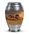 Horse Theme Large Urn 10 Inch
