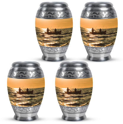 Fishing Theme 3 Inch Keepsake Pack of 4