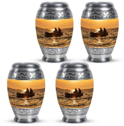 Fishing Theme 3 Inch Keepsake Pack of 4