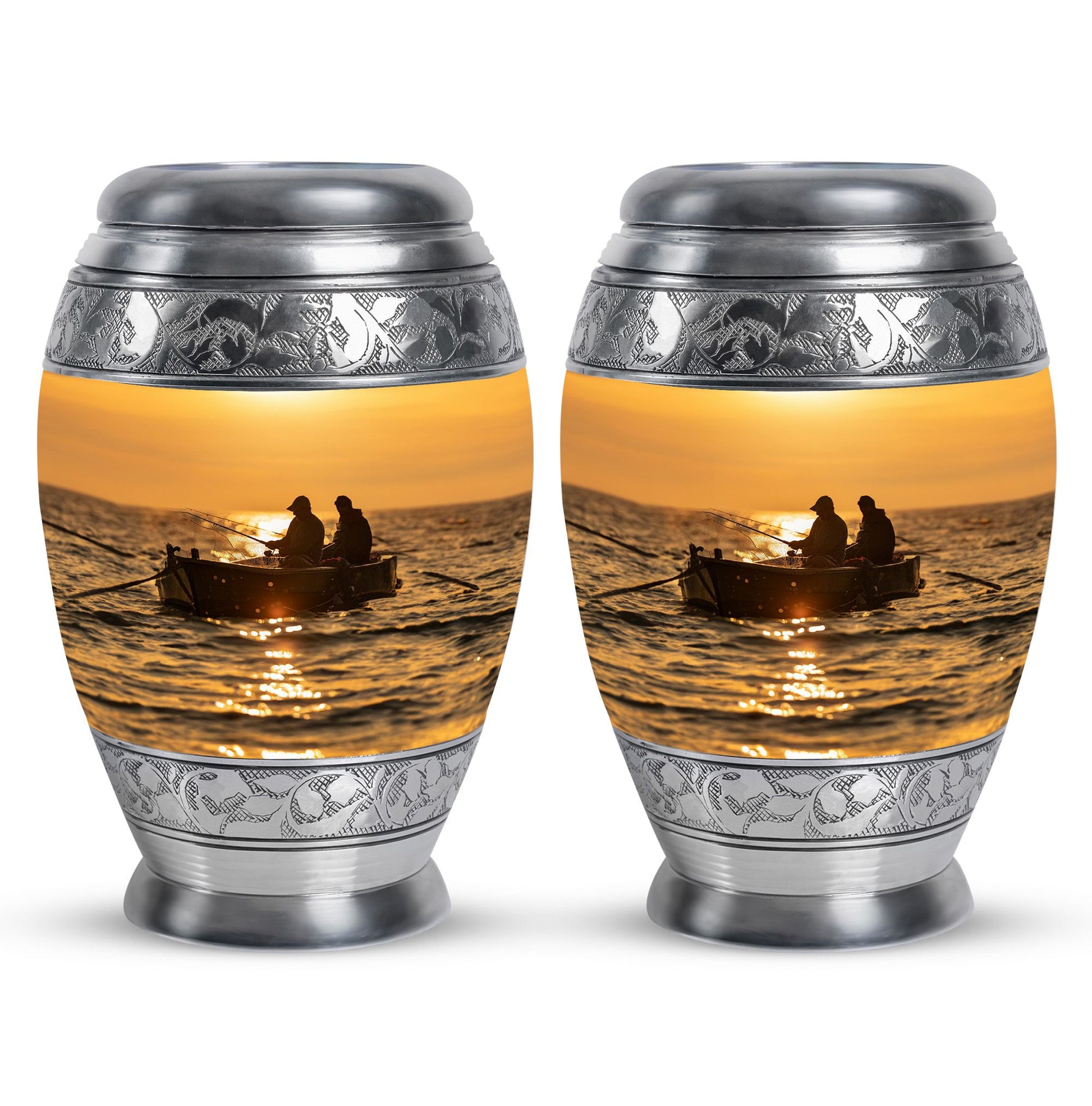 Fishing Theme 3 Inch Keepsake Pack of 2