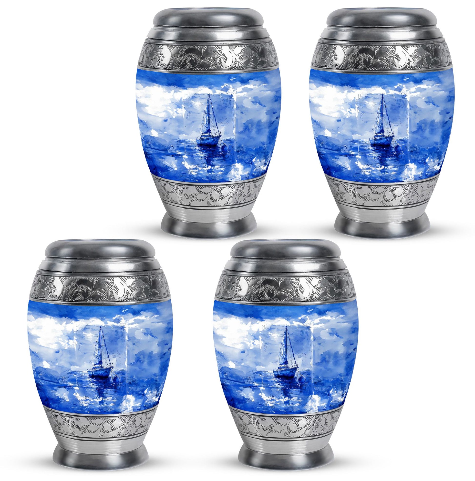 Fishing Theme 3 Inch Keepsake Pack of 4