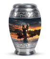 Fishing Theme Large Urn 10 Inch