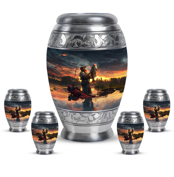 Large Urn With 4 Keepsake Urn