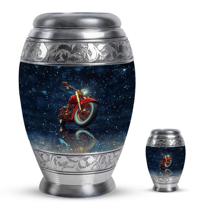 Fishing Theme Large Urn With 1 Keepsake Urn