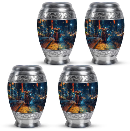 Motorcycle Theme 3 Inch Keepsake Pack of 4