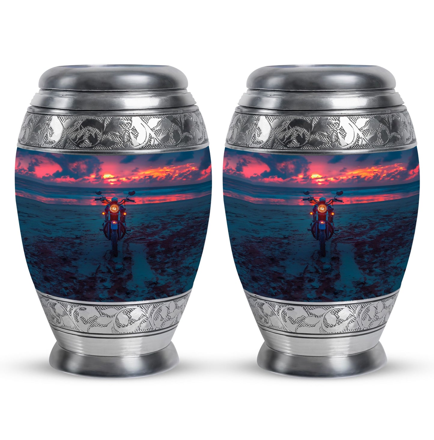Motorcycle Theme 3 Inch Keepsake Pack of 2