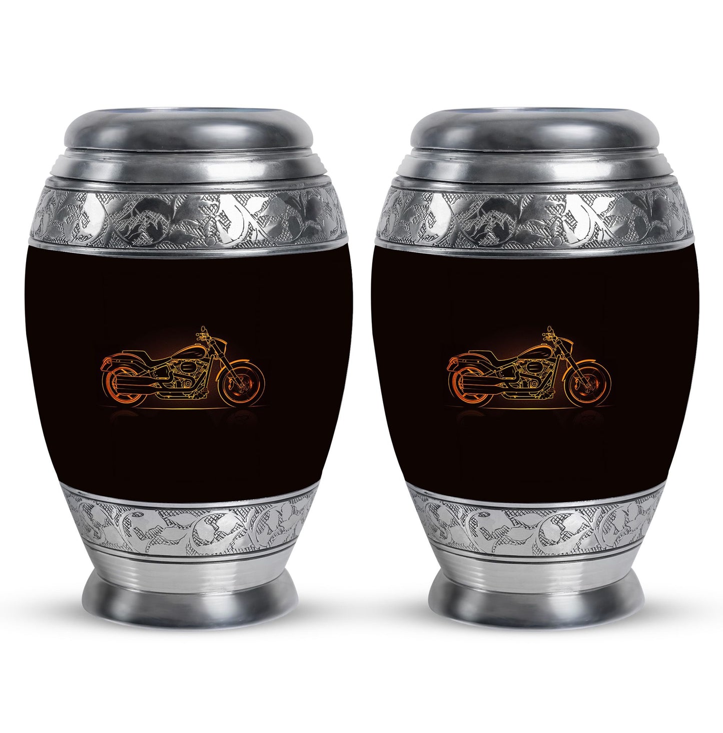 Motorcycle Theme 3 Inch Keepsake Pack of 2