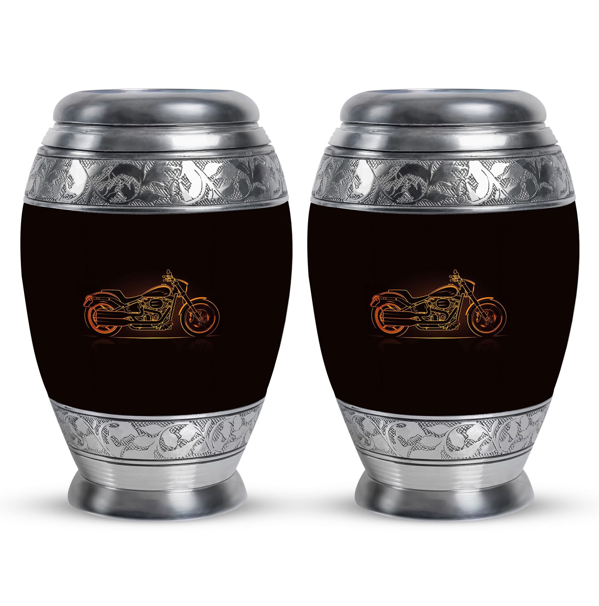 Motorcycle Theme 3 Inch Keepsake Pack of 2