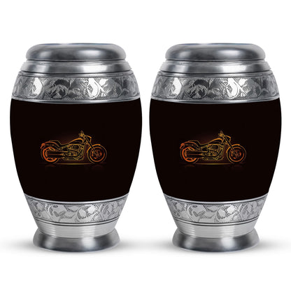 Motorcycle Theme 3 Inch Keepsake Pack of 2