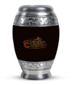 Motorcycle Theme Large Urn 10 Inch