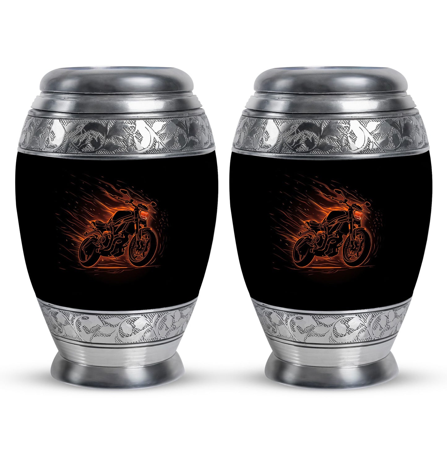 Motorcycle Theme 3 Inch Keepsake Pack of 2
